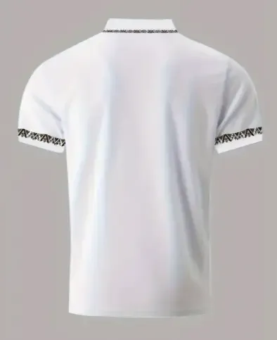 Men's short-sleeved T-shirt business casual series digital short-sleeved 3D printing style loose short-sleeved