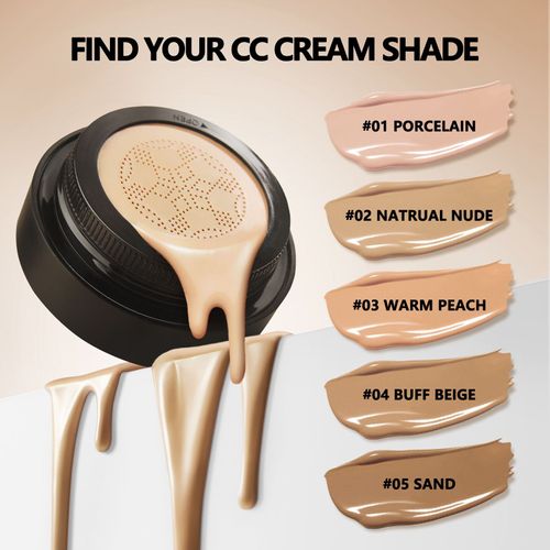 Anglicolor Mushroom Head Cushion CC Concealer Foundation Primer Sweatproof BB Cream