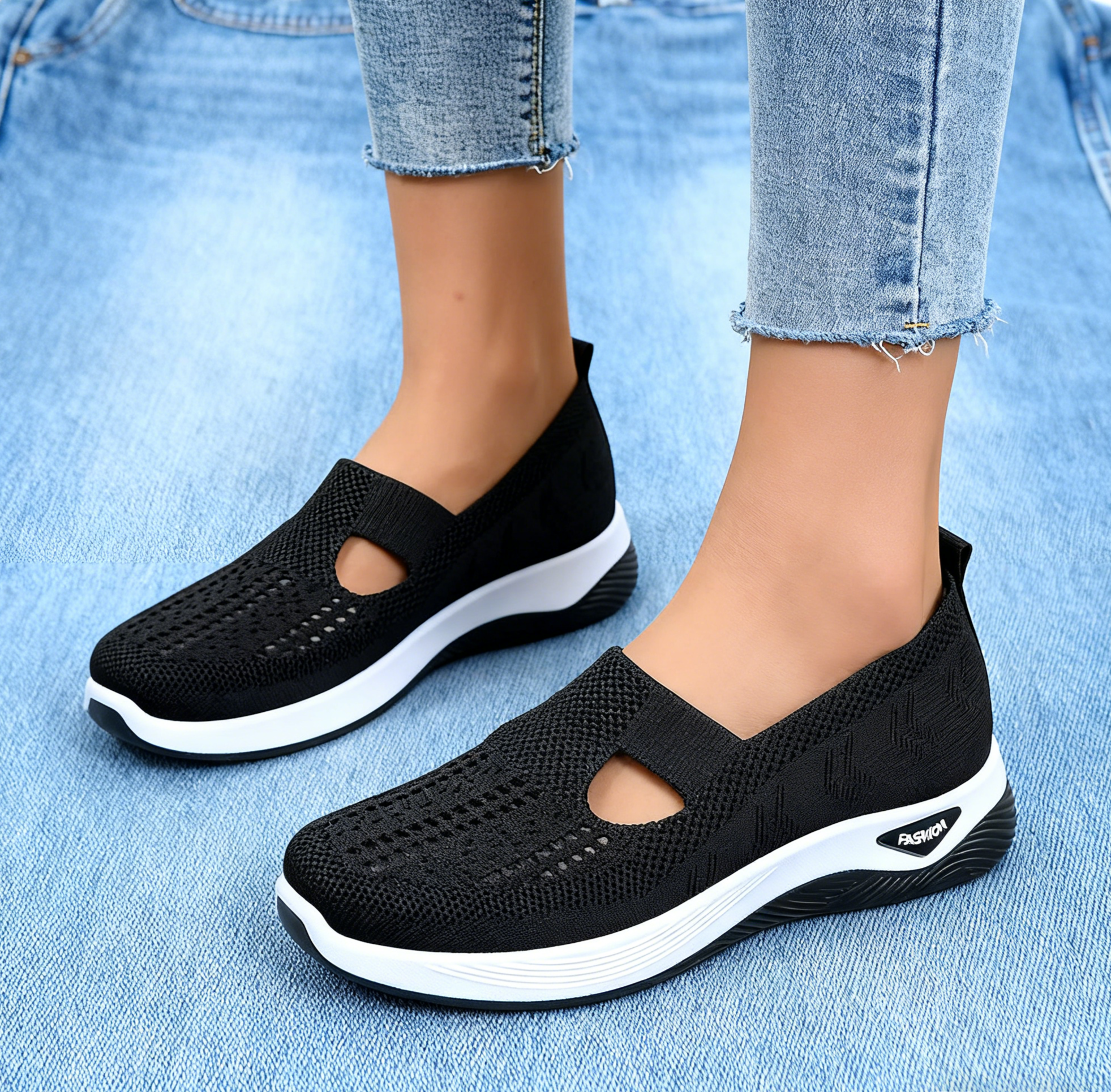 🔥2025 HOT SALE -50%🔥Summer shoes women's cloth shoes slip on mesh shoes
