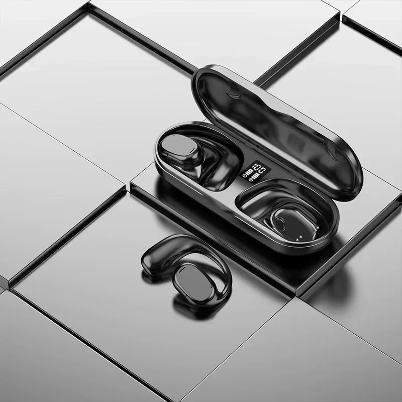 The new JS37 ear-hook Bluetooth headset features a large battery capacity, digital display screen, and ultra-long battery life