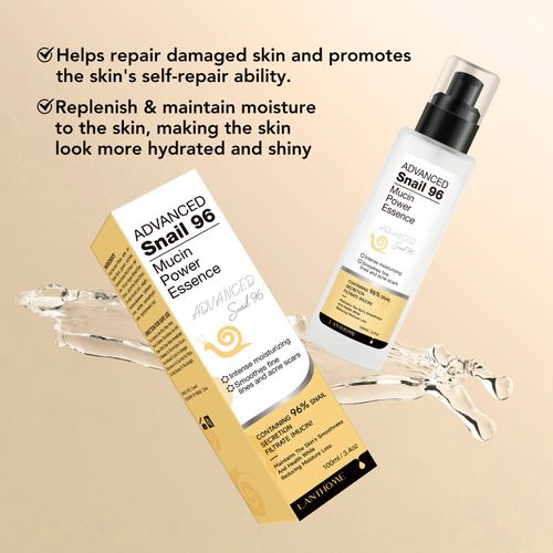 Lanthome Snail Serum 100ml - Moisturizing Facial Care