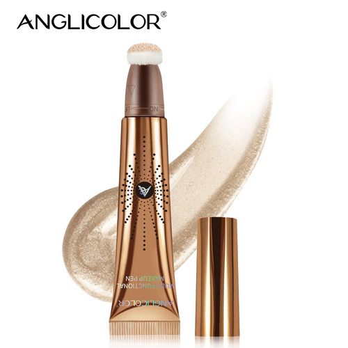 Bestselling highlighting and contouring stick, under-eye brightening and contouring pen, waterproof and long-lasting dewy blush liquid.