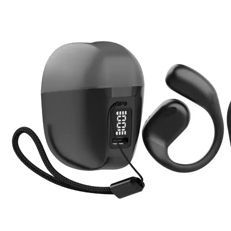The new JS37 ear-hook Bluetooth headset features a large battery capacity, digital display screen, and ultra-long battery life