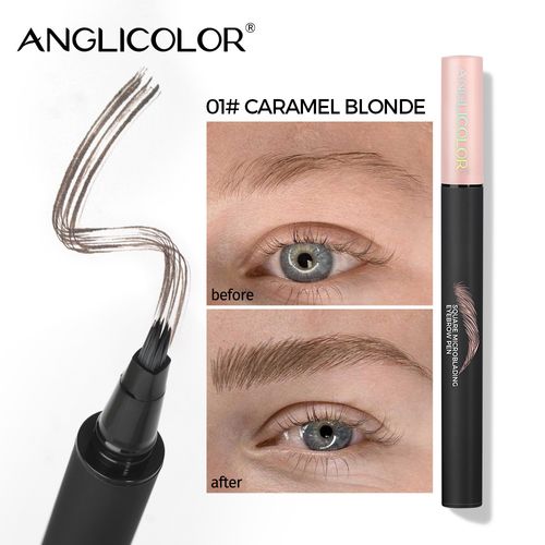 Direct liquid eyebrow pencil, waterproof, long-lasting, non-fading, and creates defined natural-looking brows. (Cross-border liquid eyebrow pencil)