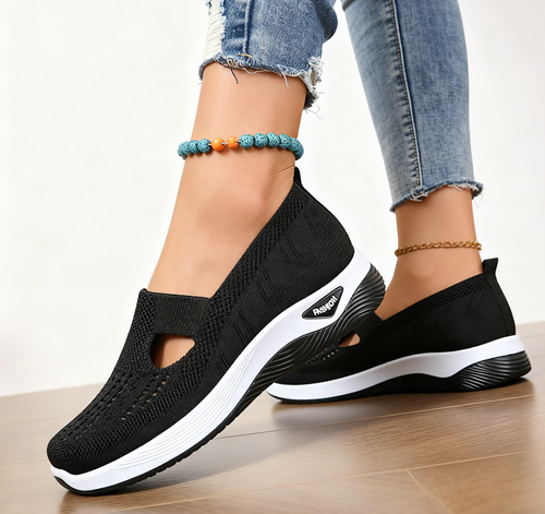 Summer shoes women's cloth shoes slip on mesh shoes