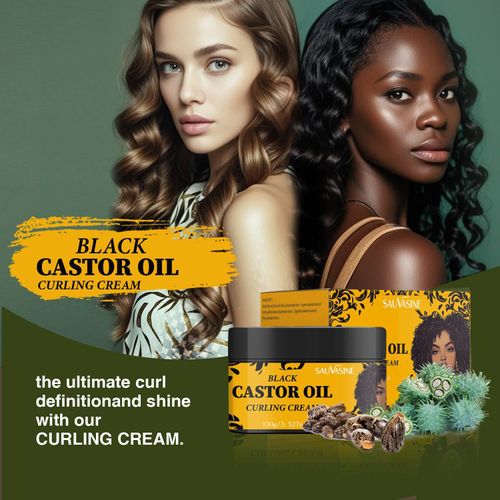 UVASINE Black Castor Oil Curling Cream 100gSA