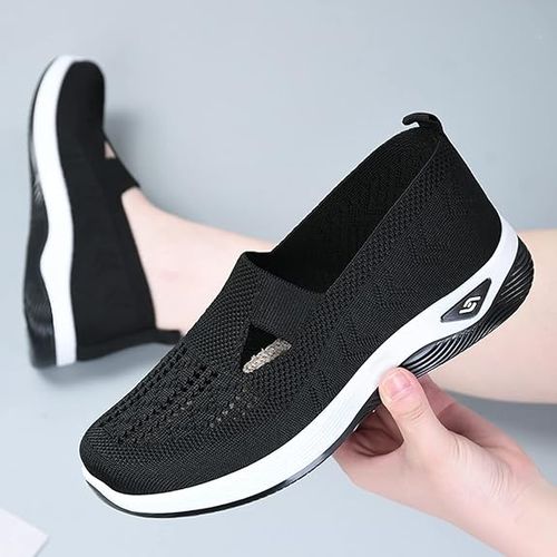 Summer shoes women's cloth shoes slip on mesh shoes