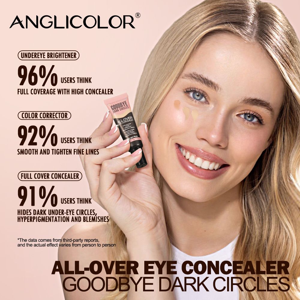 Long-lasting natural concealer for facial blemishes, tattoo concealer, eye and body concealer.