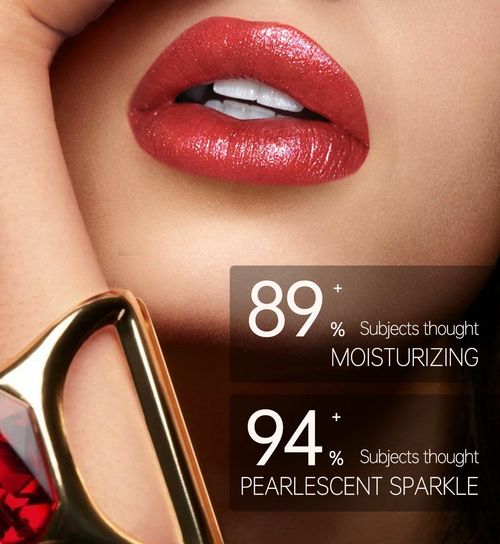 Black tube frosted bullet lipstick, waterproof, non-stick, pearlescent, long-lasting moisturizing lip balm