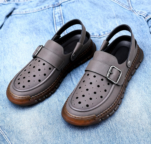 Men’s Breathable Summer Sandals with Buckle | Lightweight Anti-Slip Shoes Ghana