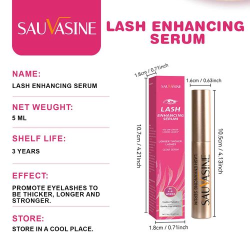 SAUVASINE Eyelash Serum - Naturally Lengthening and Nourishing Eyelash Serum