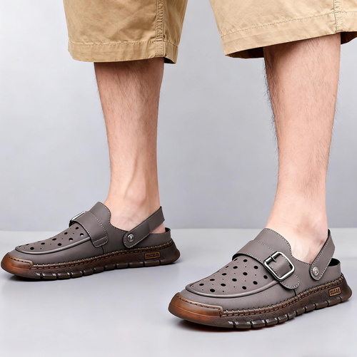 Men’s Breathable Summer Sandals with Buckle | Lightweight Anti-Slip Shoes Ghana