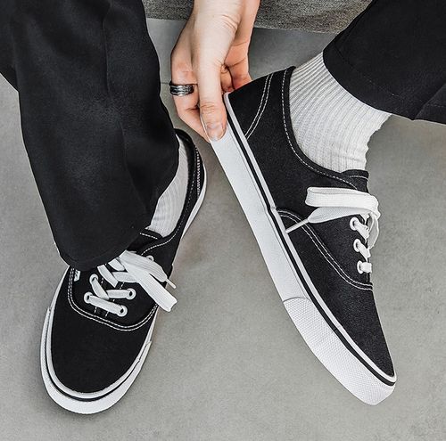 Low-top sneakers, trendy shoes, versatile couple casual shoes, canvas shoes, men's shoes