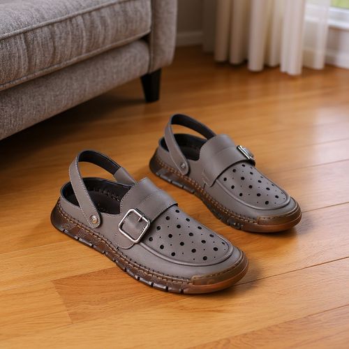 Men’s Breathable Summer Sandals with Buckle | Lightweight Anti-Slip Shoes Ghana