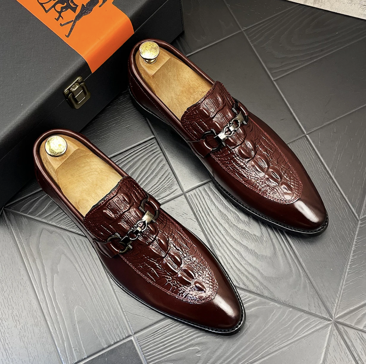 🔥2025 HOT SALE -50%🔥casual leather shoes British fashion pointed men's leather shoes