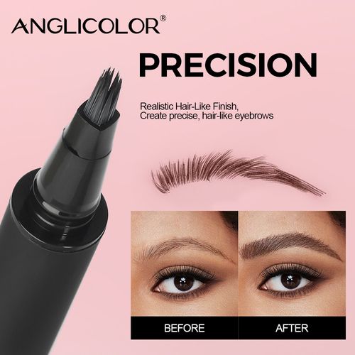 Direct liquid eyebrow pencil, waterproof, long-lasting, non-fading, and creates defined natural-looking brows. (Cross-border liquid eyebrow pencil)