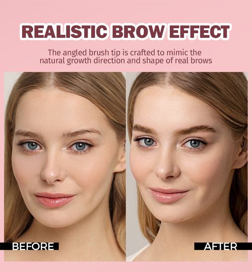 This popular eyebrow mascara is waterproof, smudge-proof, has a large brush, and provides long-lasting, vibrant color without fading, creating natural-looking brows.