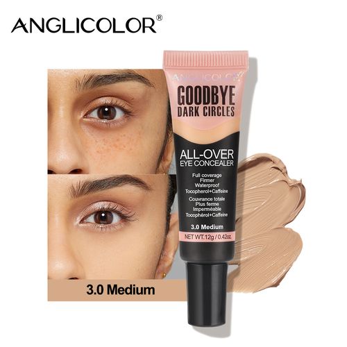 Long-lasting natural concealer for facial blemishes, tattoo concealer, eye and body concealer.