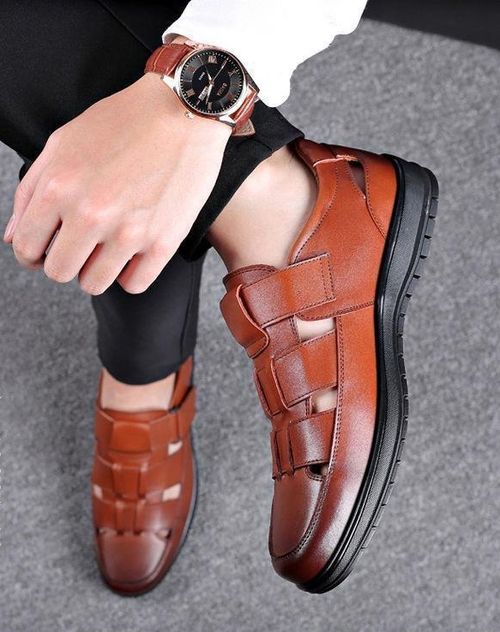 Soft bottom non-slip summer men's sandals