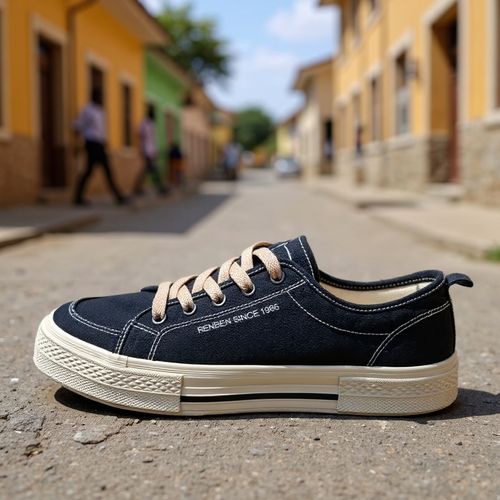 Summer men's shoes are versatile and casual black and brown sports shoes