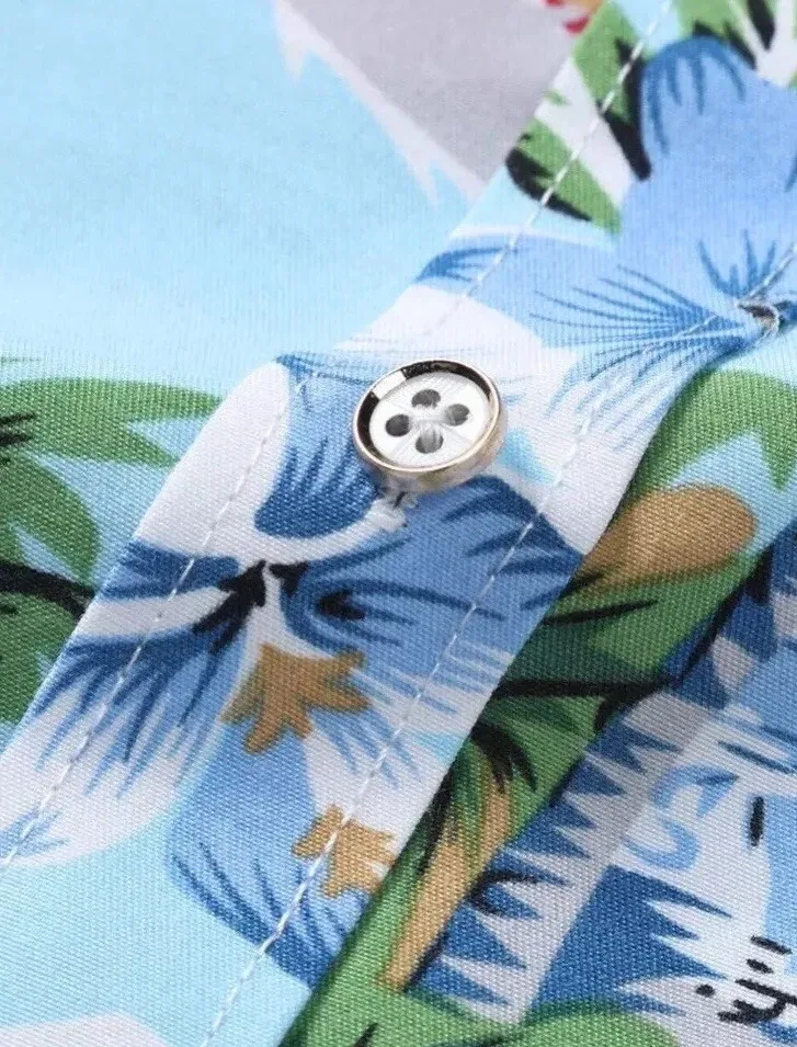 Men's casual Hawaiian shirt