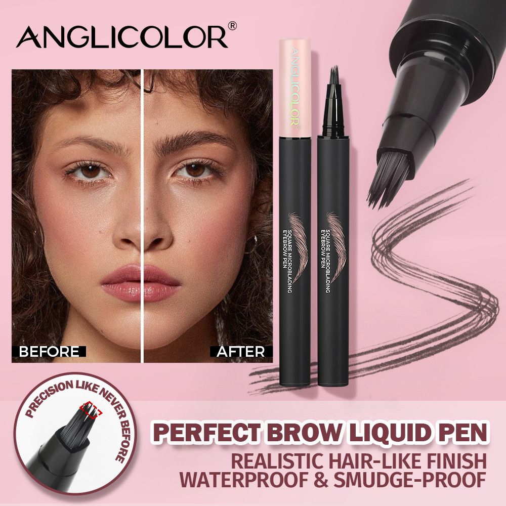 Direct liquid eyebrow pencil, waterproof, long-lasting, non-fading, and creates defined natural-looking brows. (Cross-border liquid eyebrow pencil)