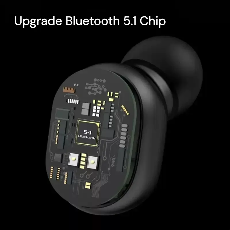 Wireless Bluetooth Headset With Digital Battery Display