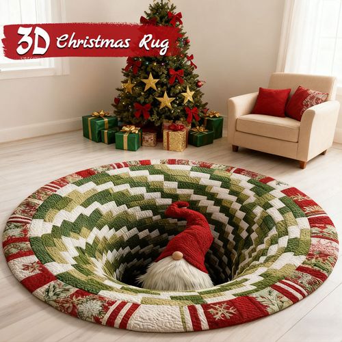 🎄 3D świąteczny dywanik