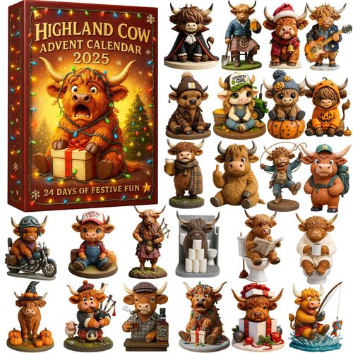 🐮Kalendarz adwentowy Highland Cow 2025