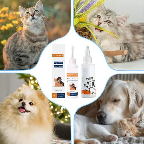 🐾 2 kaufen, 1 gratis! ✨ Ohrreinigungslösung für Haustiere – eine sanfte Formel mit beruhigender Aloe Vera für Hunde und Katzen, die Infektionen und unangenehmen Geruch vorbeugt 🌿👂