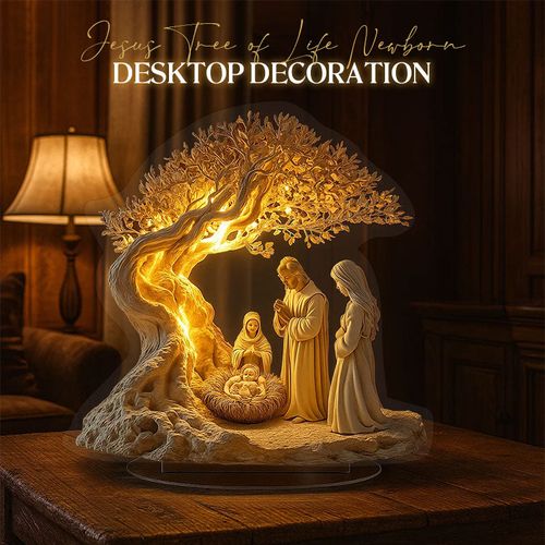 Drzewo życia Jezusa Dekoracja stołu dla noworodków