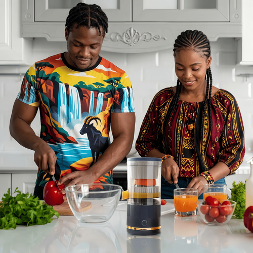 Espremedor de Cítricos Automático e Elétrico 7.4V - Portátil com Recipiente de Sumo