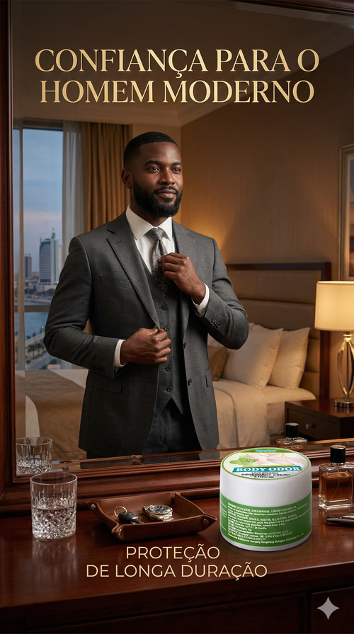 Solução Herbal Avançada Anti-Odor: Creme de Cuidado Intensivo para Axilas - Elimina o Mau Cheiro com Proteção Suave e Duradoura 🍃❄️ O Teu Aliado Portátil para um Dia Seguro e sem Constrangimentos em Luanda! 🔥💪 🇦🇴 Entrega Grátis em Luanda e Pagamento no Acto da Entrega 🚚💰💨