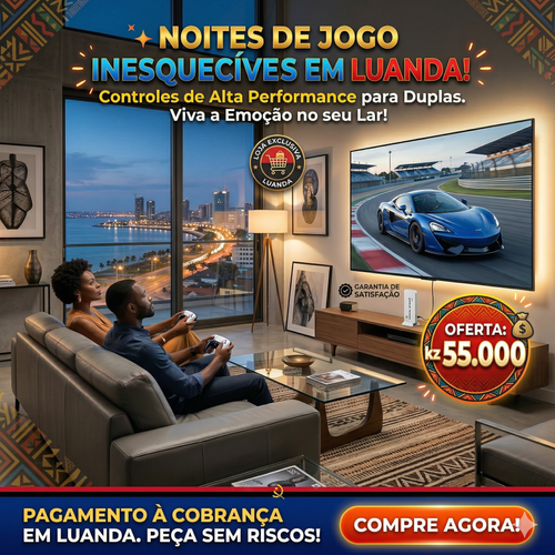 🎮 CONSOLA RETRO GAME STICK 4K ULTRA HD – O VERDADEIRO MAMBO COM +40.000 JOGOS CLÁSSICOS, 64GB DE MEMÓRIA E 2 COMANDOS SEM FIOS (2.4G) 🕹️ — REVIVE A TUA INFÂNCIA COM 23 EMULADORES (PS1, MEGA DRIVE, GAMEBOY E MUITO MAIS!) 🇦🇴 ENTREGAS AO DOMICÍLIO EM TODA LUANDA E PAGAMENTO NO ACTO DA ENTREGA (CASH OU EXPRESS)! 💸🚚