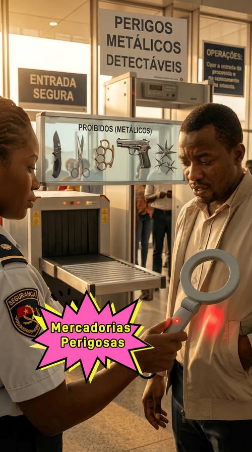 🛡️ Scanner de Segurança Portátil – Alarme Sonoro e Luminoso 🚨 Alta Sensibilidade ⚡