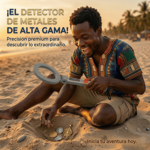 🛡️ Scanner de Segurança Portátil – Alarme Sonoro e Luminoso 🚨 Alta Sensibilidade ⚡