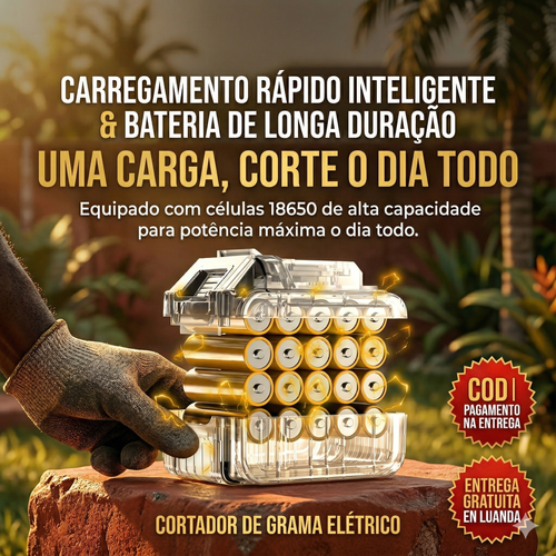 👑 REI DO PODER: Corta-Grama Elétrico Multifuncional com Motor Brushless ⚡ e Bateria de Lítio de Longa Duração 🔋! Ceifeira Doméstica Portátil de Alta Potência para Terrenos Bravios 🌿, com 9 Polegadas de Lâmina de Serra Circular ⚙️ e Cabo Telescópico Ajustável de 120-145cm 📏, Display Digital e Escudo Protetor Grande 🛡️. Mais Seguro, Mais Forte e 10 Vezes Mais Eficiente 💪!