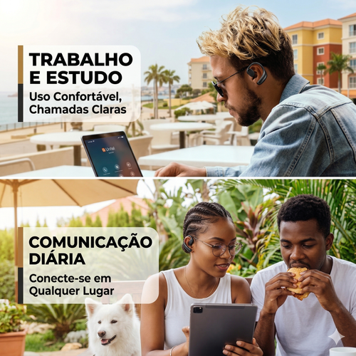 Gemini 说 🎧 Auriculares Bluetooth 5.3 Sem Fio com Visor Digital: Bateria de Longa Duração (10h Música - 85h Standby) 🔋, Chamadas HD 📞, Carregamento Tipo-C 🔌 e Gancho Anti-Queda (Não Cai) 🏃‍♂️. Entregas em Luanda com Pagamento no Acto! 🇦🇴✨