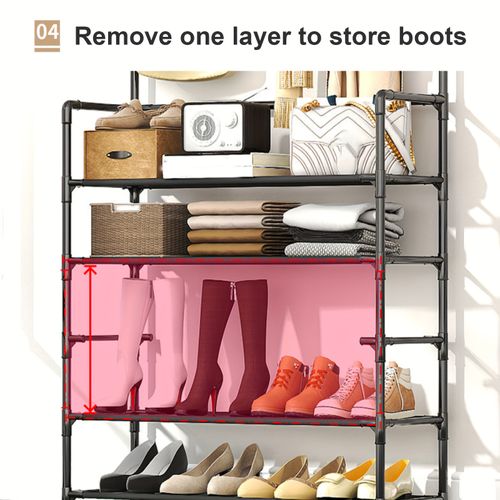 Cabide multifuncional para guardar roupas, sapatos e chapéus