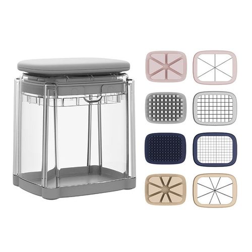 Manual Plastic Multi Function Kitchen Gadgets Set With Storage Potato Chips Onion Cutter Slicer Fruit and Vegetable Cutting