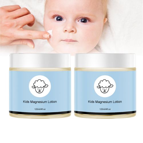 Children's Sheep Milk Magnesium Cream Moisturizing with Aloe Vera Vitamin E & Emu Oil 120ml for All Skin Types