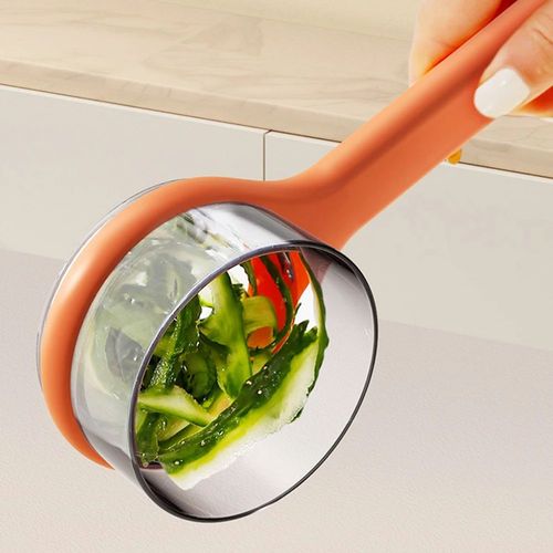 Hot-Selling Multifunctional Fruit & Vegetable Peeler — Comes with a Storage Case, Anti-Splatter, Easy to Clean, Made of Food-Grade PP + Stainless Steel (Safe & Eco-Friendly), Colors Shipped Randomly