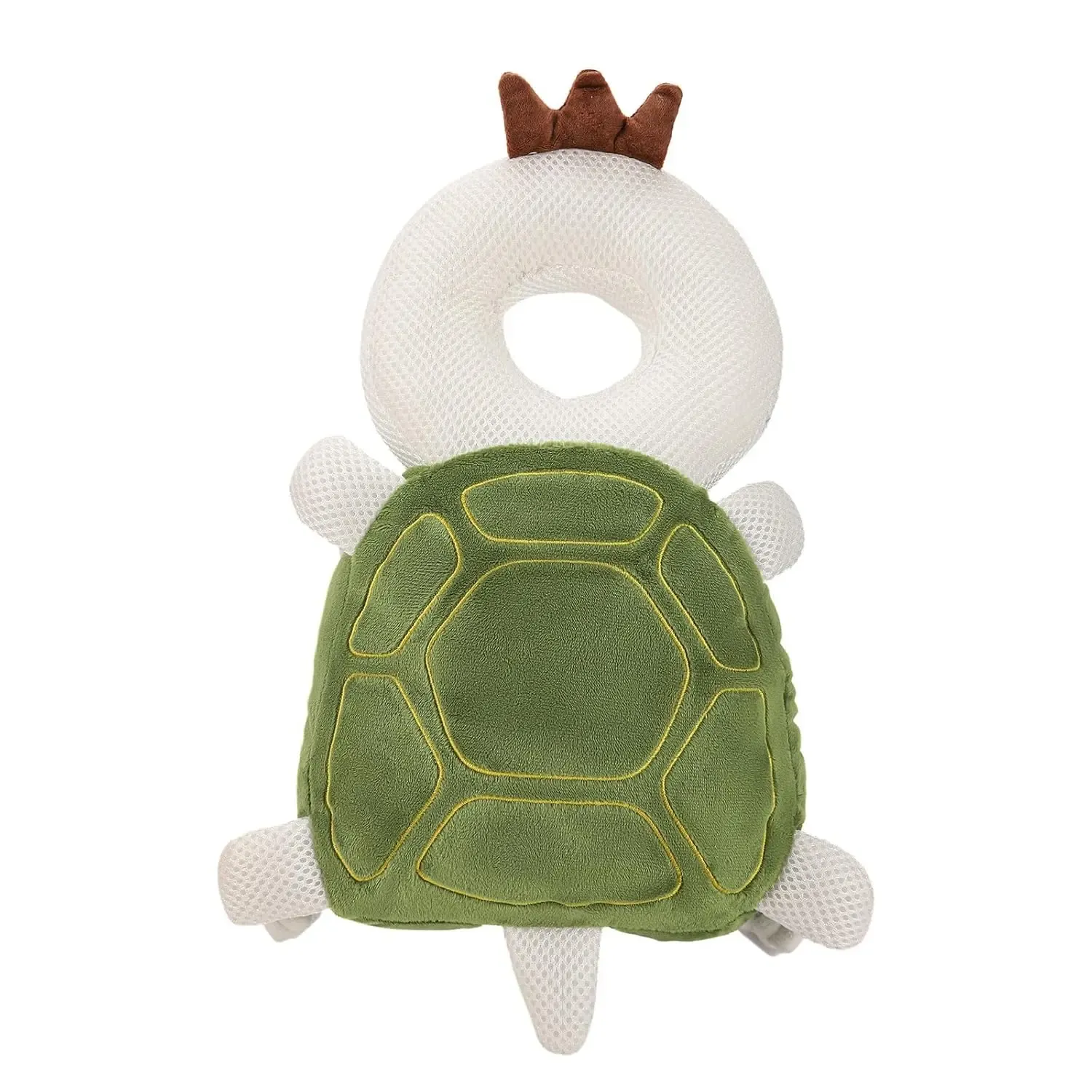 Breathable Baby Back and Head Protection Pad Turtle Design PP Cotton Filling for Fall Prevention