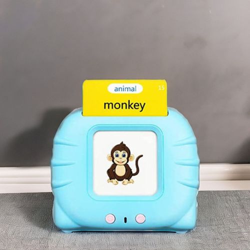 Rechargeable Cat English Learning Machine for Kids, Educational Early Education Flashcard Toy