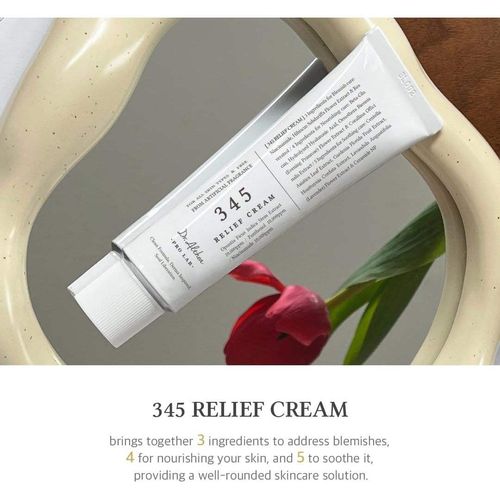 Dr.Althea 345 Relief Cream Daily Vegan Korean Skin Care Face Moisturizer Blemish Relief Soothing Recovery Niacinamide Panthenol