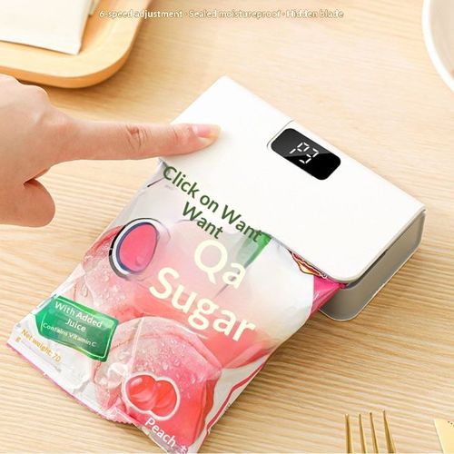 Mini Rechargeable Sealing Machine, Heat Press Bag Sealer, Portable Hand-Press Sealer