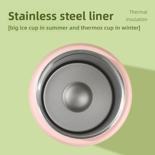 304 Stainless Steel Vacuum Insulated Cup, Dual-use Fruit Cup, Portable Large-capacity Sports Water Bottle