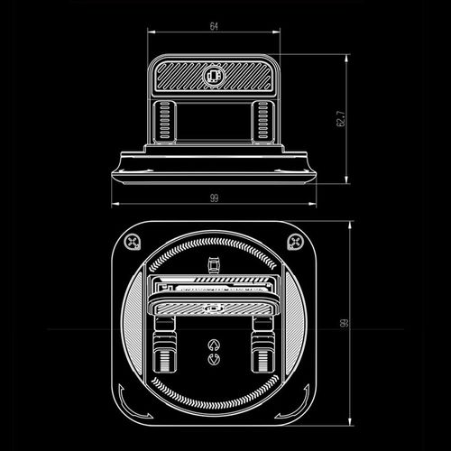 360 Degree Rotatable Universal Multifunctional Dashboard Car Phone Holder