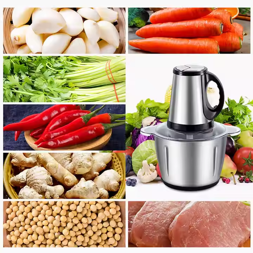 Home Kitchen Food Grinders Stainless Steel Small Best Meat Chopper Automatic 2l Electric Meat Grinder