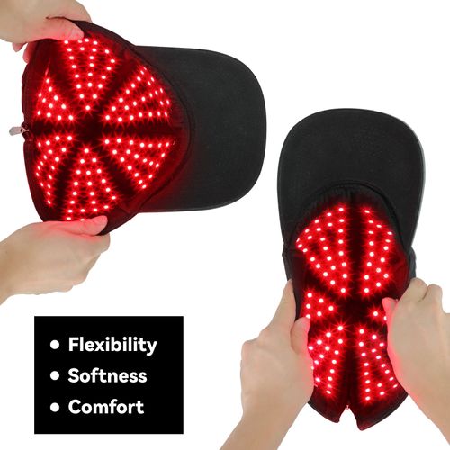 3-Wavelength Red Pulse Infrared Therapy Cap, Unisex, Anti-Hair Loss Care, Laser Hair Growth & Regrowth